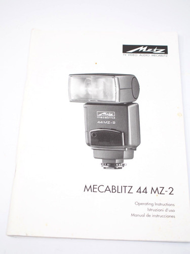 Metz flash istruzioni - 44, mz-2
