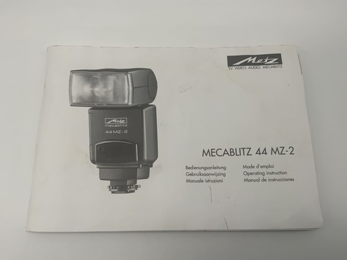 Metz mecablitz 2 manuale - metz,